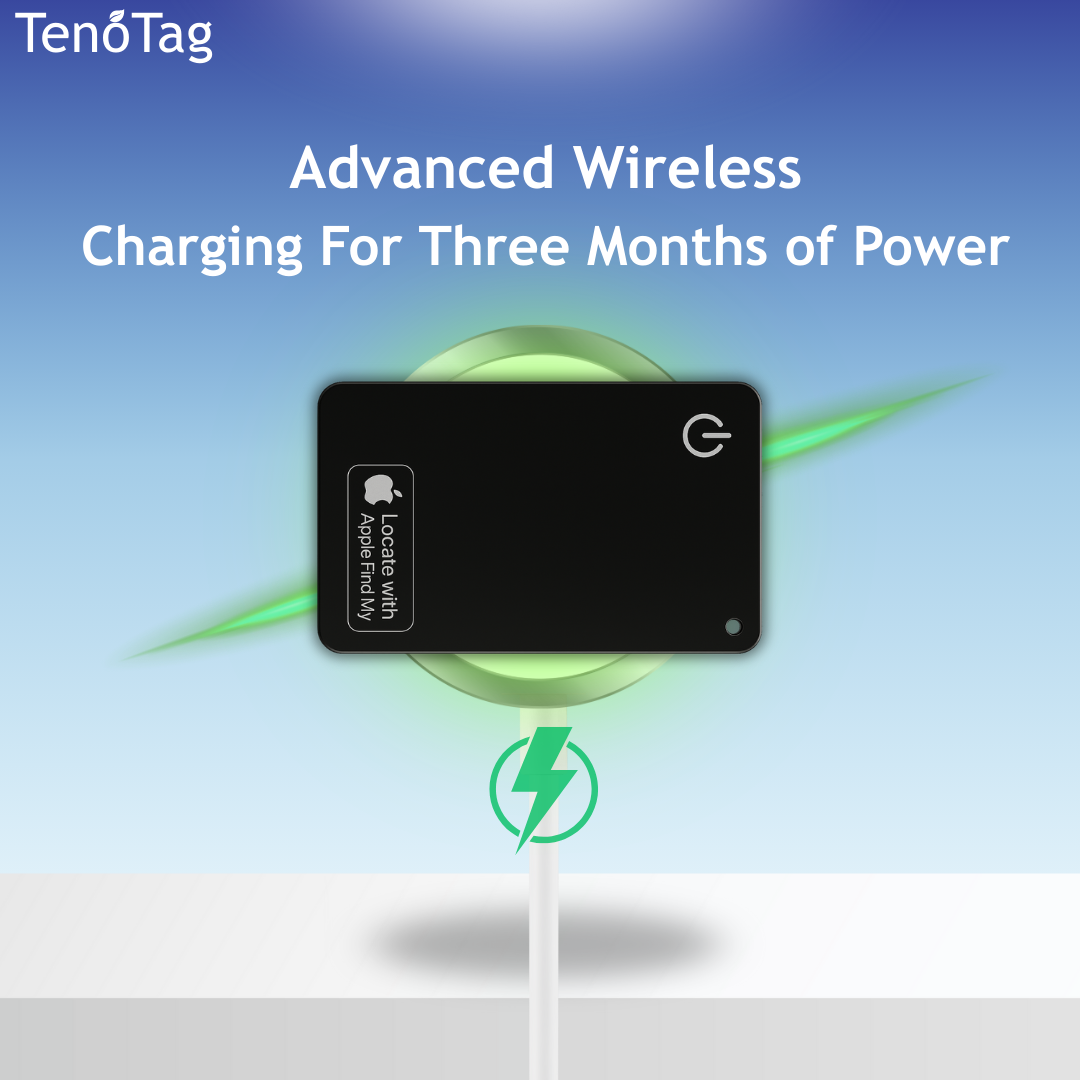 TenoTag™ Slim Bluetooth Wallet Tracker (Apple Find My)