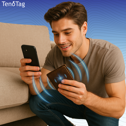 TenoTag™ Slim Bluetooth Wallet Tracker (Apple Find My)